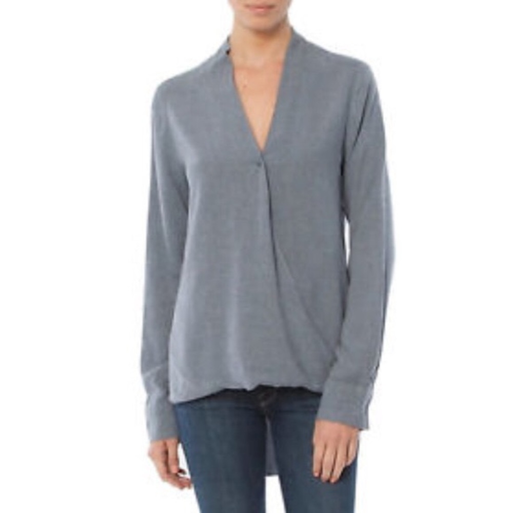 Cloth & Stone Grey Splice Top Size Small